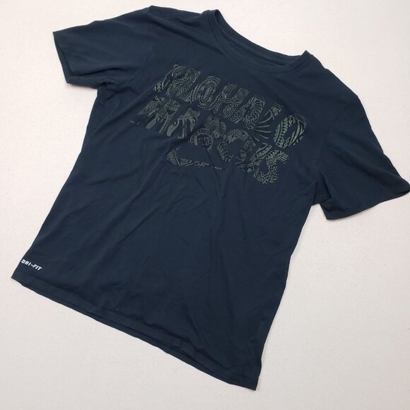 Nike Dri-Fit Men's Mahalo Marcus Black Short Sleeve T-Shirt Sz M EXCELLENT!!! - Picture 1 of 6